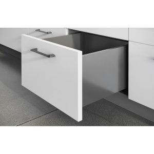 AXISPRO: Sertar cu amortizare 40kg, H199, L450mm - Alb
