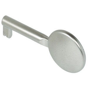 Cheie mobilier tija 40mm, Nichel mat