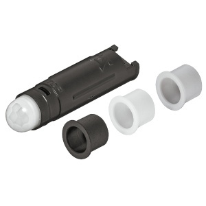 Intrerupator LOOX cu senzor de miscare, programare timp 30 / 60 / 120 secunde, (inel alb, negru, gri )