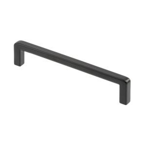 Maner metalic - BAGIO - 128mm negru mat