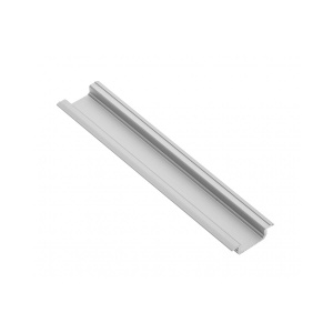 Profil din aluminiu pentru LED GLAX, 15x5mm, incastrat, argintiu, 3m