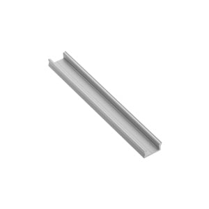 Profil din aluminiu pentru LED GLAX mini, aplicat, argintiu, 3m