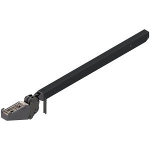 Brat telescopic pt AVENTOS HF top, inaltime corp 600-910mm, simetric, negru Eclipse