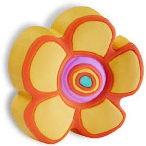 Buton plastic SIRO ( mobilier copii ) - Floare galbena