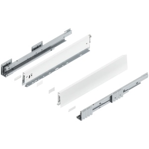 Pachet promotional 20 x Sertar BLUM MERIVOBOX, set, inaltime M, 40kg, LN 500, alb matase