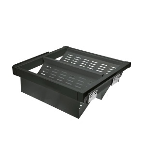 Sertar metalic Elite pentru pantofi 600 mm, inchidere cu amortizare, antracit