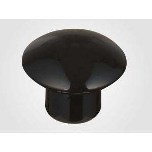 Buton mobilier plastic 308 negru - lucios