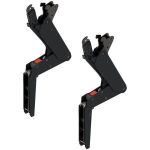 Parghie AVENTOS HS top set 2 bucati, KH=350-800 mm, simetric, negru Eclipse