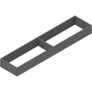 AMBIA-LINE Cadru de egalizare pt LEGRABOX Sertar, otel, NL=550mm, latime=118mm, grosime perete 18/19mm, gri-orion mat