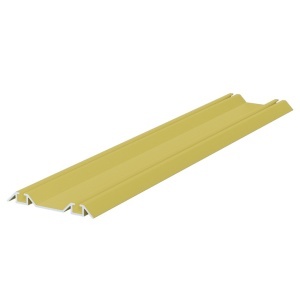 Cale rulare aluminiu ADOOR, dubla, 2 ml, inferioara - Auriu mat