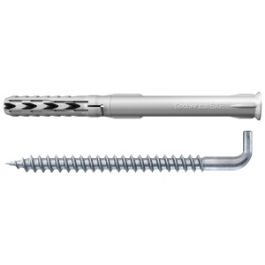 Diblu universal, din nylon, cu carlig in vinclu, Fischer SXR, 10 x 100 mm, set 2 bucati