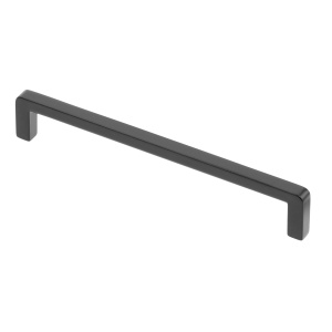 Maner metalic - BAGIO - 160mm negru mat