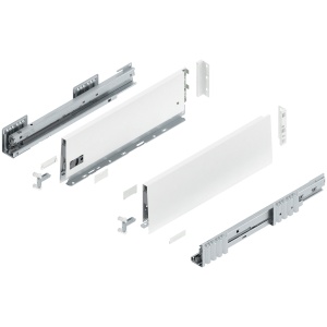 Pachet Blum MERIVOBOX K, 400 mm, alb-matase mat, BLUMOTION
