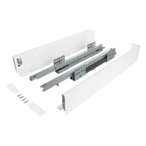 Riex ND60: Sertar cu amortizare 40kg pentru PAL 18mm, H 84, L500mm - alb