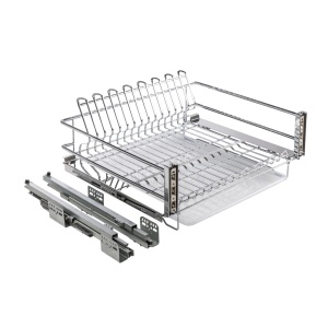 Scurgator vase pentru sertar 600, cromat