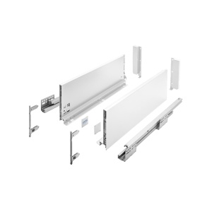 AXISPRO: Sertar cu amortizare 40kg, H 167, L450mm - Alb