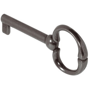 Cheie mobilier tija 40mm, antichizata