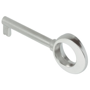Cheie mobilier tija 45mm, Nichel mat