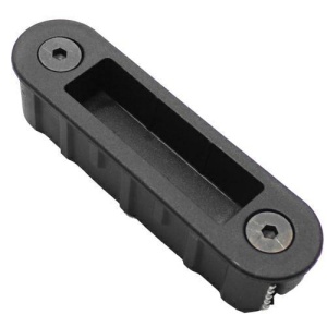 Contraplaca magnetica pentru usi de interior cu toc de aluminiu AGB ALUTOP XT - Negru