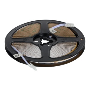 Banda LED COB RIEX EL72, alb cald, 24V, 3000K, latime 8mm, 9W/m, 320 leduri/m, L=5m/rola