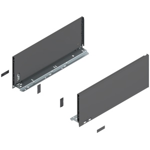 Laterala sertar LEGRABOX C 177 mm, NL=450 mm, dr+stg, pure, gri-orion mat