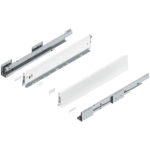 Pachet promotional 20 x Sertar BLUM MERIVOBOX, set, inaltime M, 40kg, LN 450, alb matase