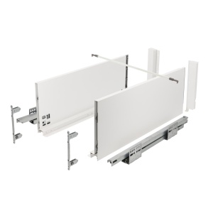 AXISPRO: Sertar Push to open 40kg, H 167, L400mm - Alb