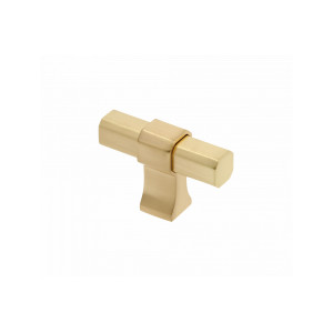 Buton metalic - IMPERIAL - auriu rose periat