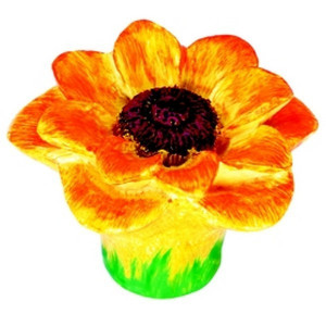 Buton plastic SIRO ( mobilier copii ) - Floarea soarelui