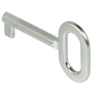 Cheie mobilier tija 38mm, Nichel mat