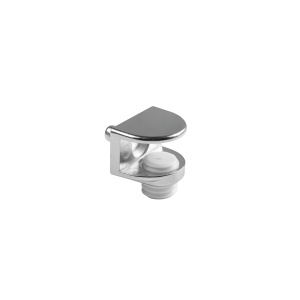 Suport polita sticla, 4-8mm, cu stift, nichelat