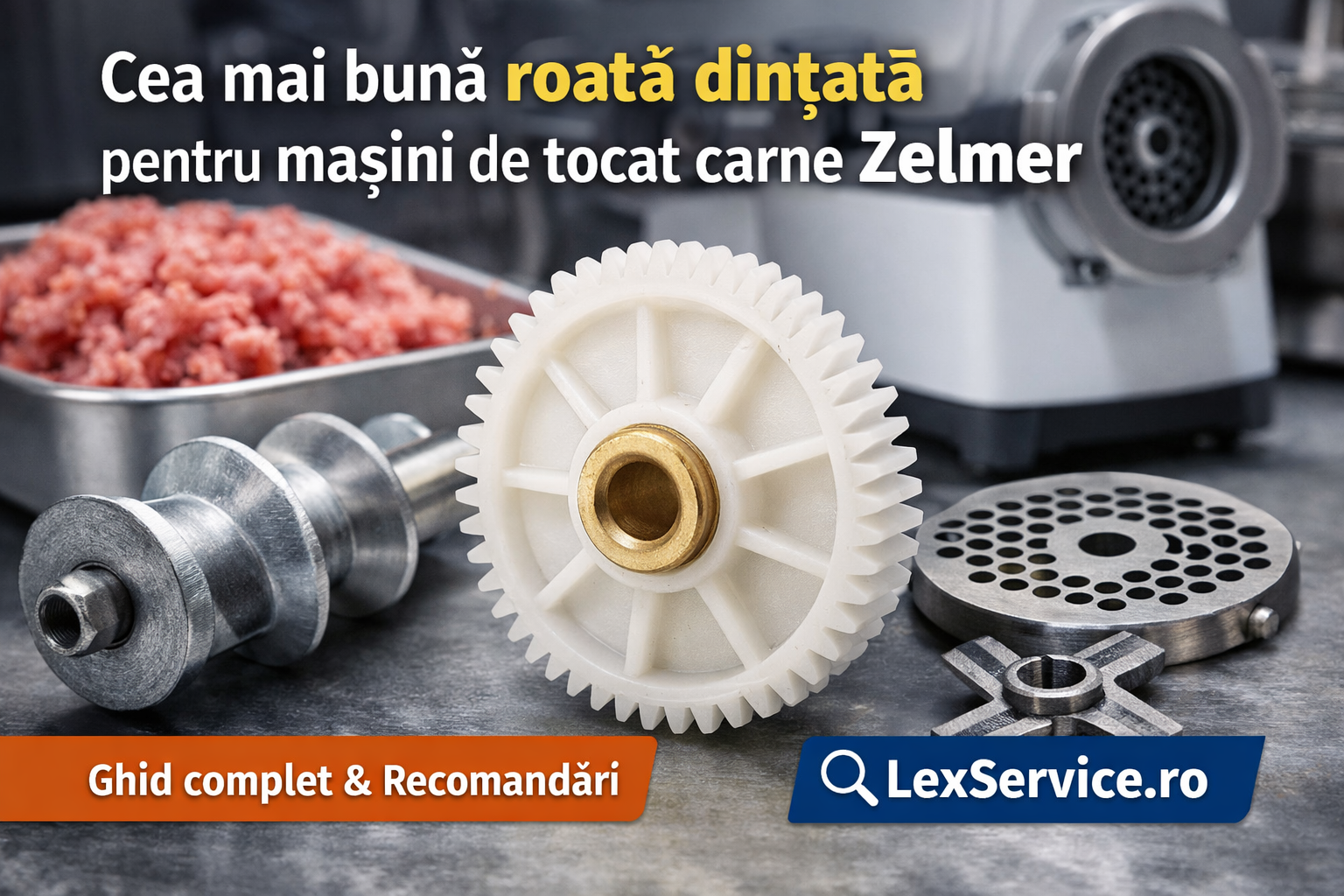 Cea mai bună roată dințată pentru mașini de tocat carne Zelmer