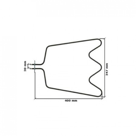Rezistenta inferioara cuptor electric Whirlpool Original