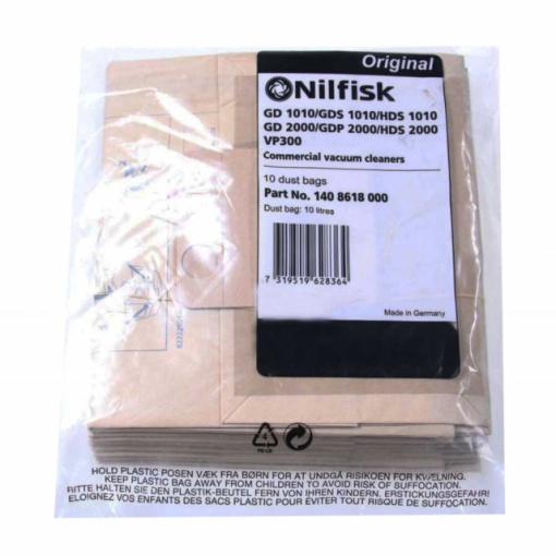 Set saci 10L aspirator Nilfisk Original 140 8618 000 – 10 bucăți