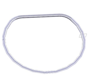 Garnitura usa uscator Electrolux / AEG Original 8581366063114 - Img 4