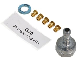 Set duze gaz propan/butan GPL G30/30 pentru aragaz Hisense, Gorenje Original 910031 LexService.ro