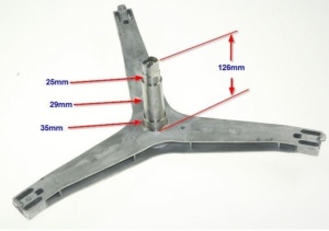 Tripodă cruce cuvă tambur mașină de spălat Samsung DC97-15963A Echivalent | LexService.ro