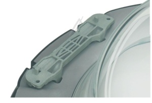 Hublou complet mașină de spălat Beko Original 2493200200 / C00876319, negru-gri