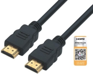 Cablu HDMI 2.0 Premium 4K 60Hz 18Gbps 5m HDMI Tată-Tată cu Ethernet | LexService.ro