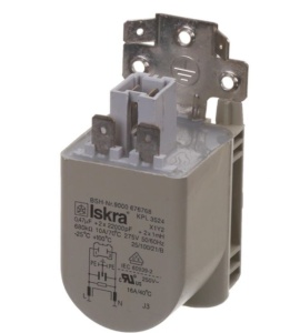 Condensator deparazitare mașină de spălat Bosch Siemens Original 00623842 0,47µF | LexService.ro