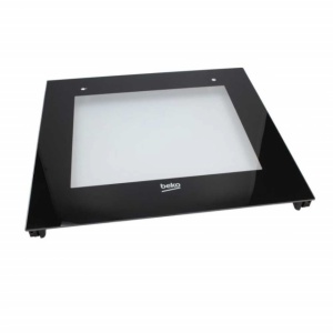 Geam exterior ușă cuptor aragaz Beko Original 410250254
