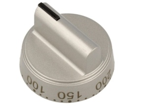 Buton Termostat Argintiu Cuptor Electric Hansa Amica Original 9070461 | LexService.ro