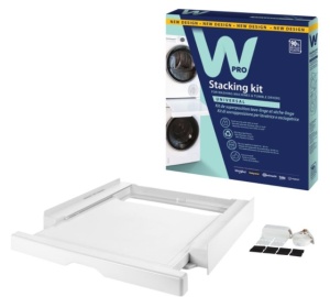 Kit suprapunere mașină de spălat & uscător universal Wpro cu sertar, 60x60 cm