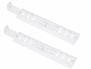Set 2 șine ghidaj cuplare ușă frigider încorporat Beko, Grundig Original 00578731, 4647230100, C00895133