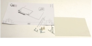 Kit instalare ușă mașină de spălat vase Whirlpool, Indesit, Hotpoint Original C00534183, 45/60 cm