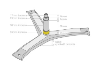 Tripoda masina de spalat Bosch Echivalent 00684101
