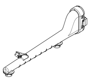 Braț prindere țeavă apă mașină de spălat vase Electrolux, AEG Original 140176488074
