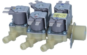 Electrovalva 5 iesiri alimentare apa masina de spalat LG Echivalenta 5221EA1009C | LexService.ro