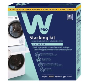 Kit suprapunere mașină de spălat & uscător universal Wpro cu sertar, 60x60 cm