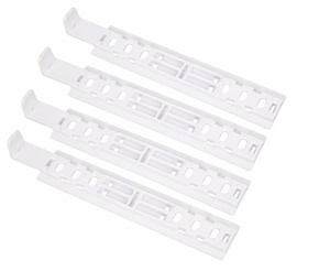 Set 4 șine ghidaj cuplare ușă frigider încorporat Beko, Grundig Original 00578731, 4647230100, C00895133
